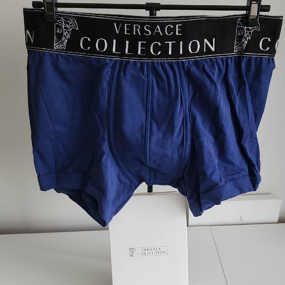 Versace Collection Royal Blue Boxer Briefs